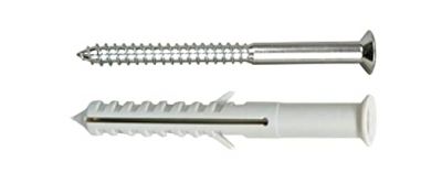 Nylon Hammer Fixing Screws M8 x 100mm (50 Qty)