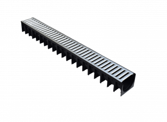 4ALL 100x70x1000mm DRAINAGE CHANNEL - METAL GRATING