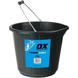 OX Trade 15L Black Bucket