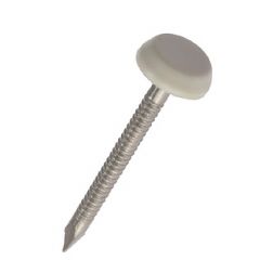 40Mm X 2.0 White Poly Head Pin (Box 250)