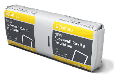 Superglass Superwall 36 Cavity-Batt 75mmx1200mmx455m 5.46m2