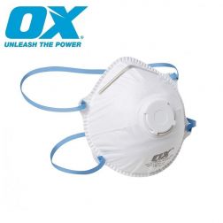 OX FFP2V Moulded Cup Respirator / Valve – 10pk (5 packs of 2