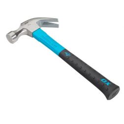 OX Pro Fibreglass Handle Claw Hammer – 20 oz