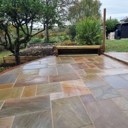 Packs Riven Natural Sandstone - Rippon Buff Patio Pack (20M2)