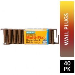 Pack Plasplugs Standard Multifix (40 in Pack)