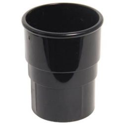 68mm Round Downpipe RND Connector (Black)