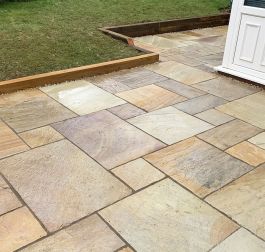 Packs Riven Natural Sandstone - Fossil Patio Pack (20M2)