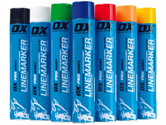 OX 750ML Permanent Line Marker Spray-Blue